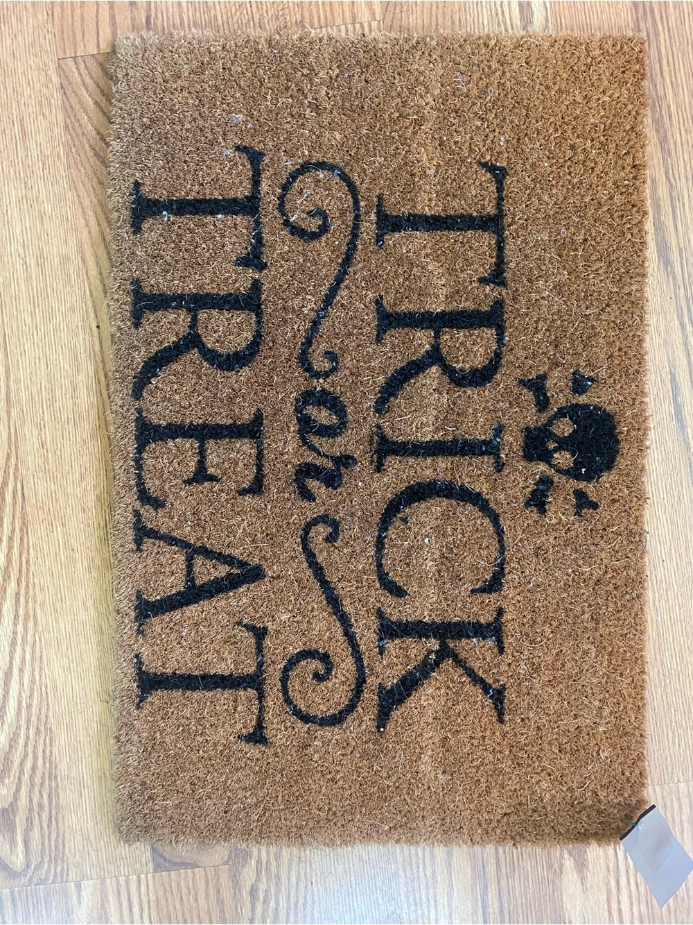 Trick or Treat Coir Door Mat